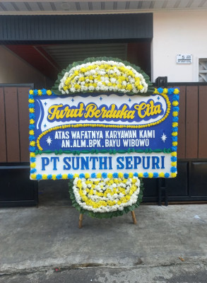 Papan Bunga Duka di Paceda